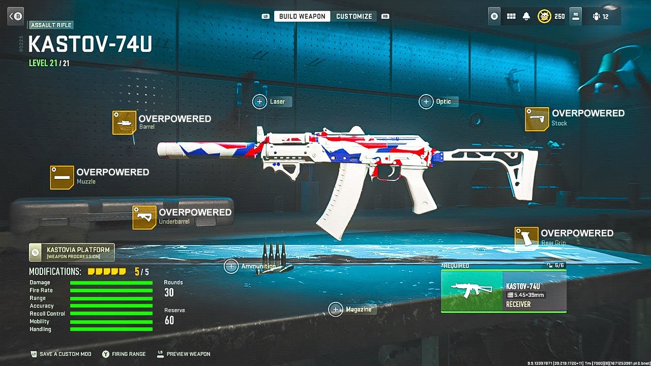 *NEW* 2 SHOT KASTOV 74u CLASS AFTER UPDATE in MW2! (Best KASTOV 74u Class Setup) - Modern Warfare 2