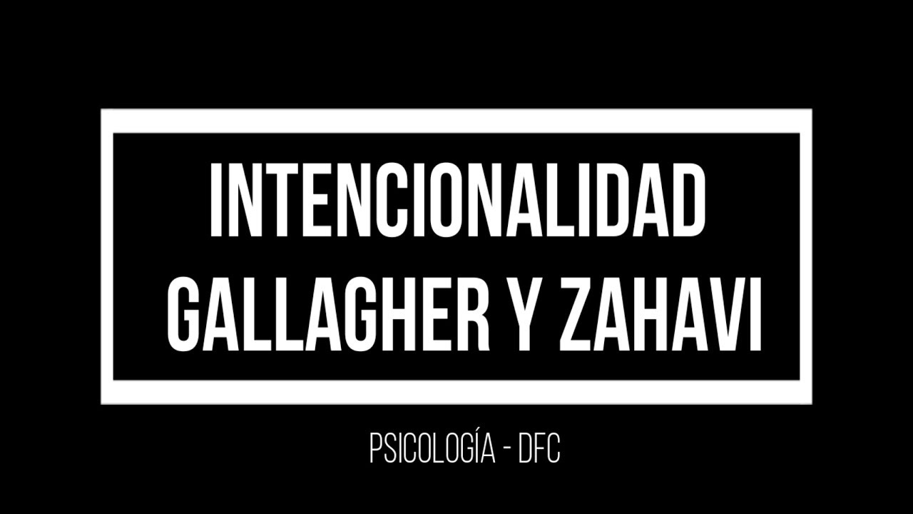La Intencionalidad - cap 6 - la mente fenomenológica - Gallagher y Zahavi