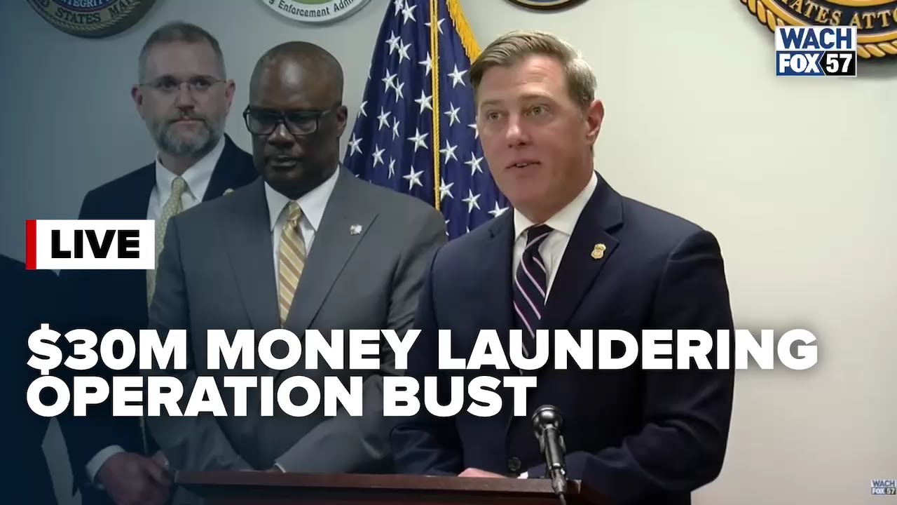 WACH LIVE: USDOJ announces trade-based money laundering indictment