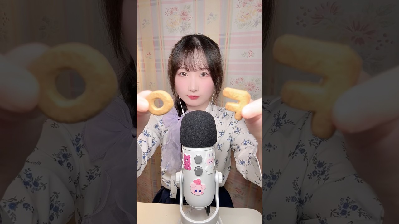 第2弾）ハングルお菓子でハングル子音＋母音を勉強しよう #ASMR