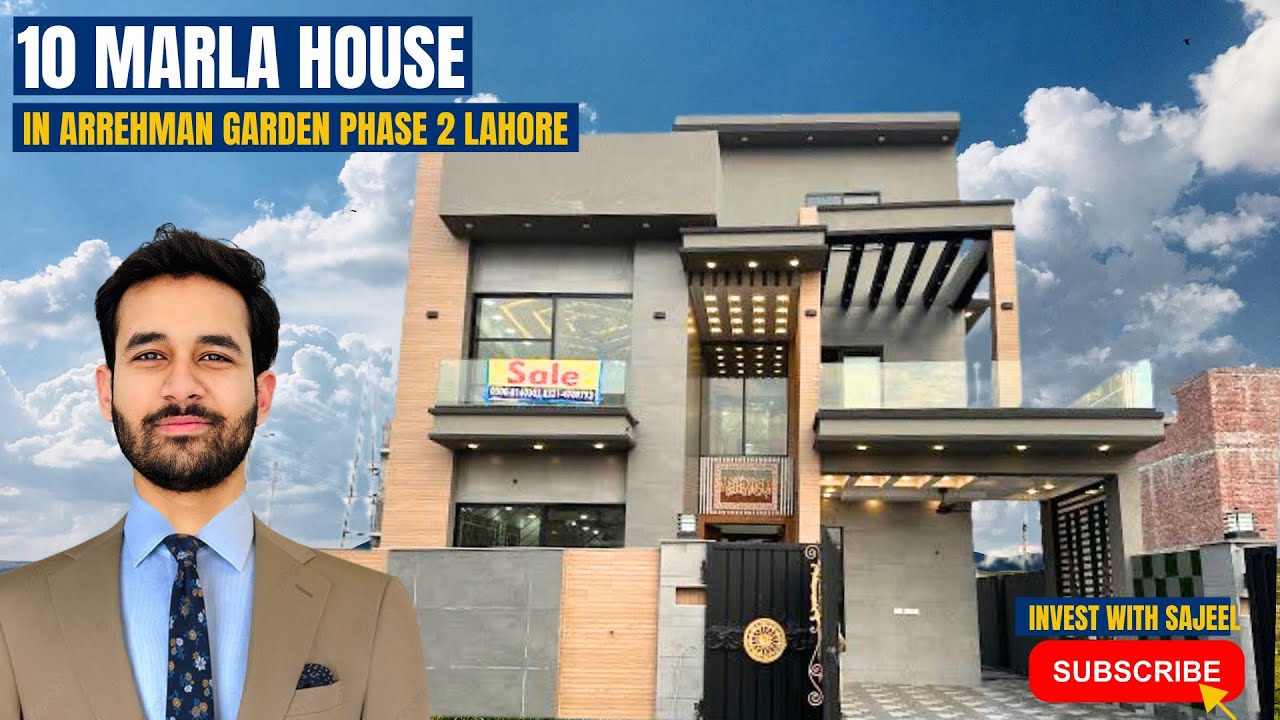 10 Marla Creative Design House In Al Rehman Garden Phase 2