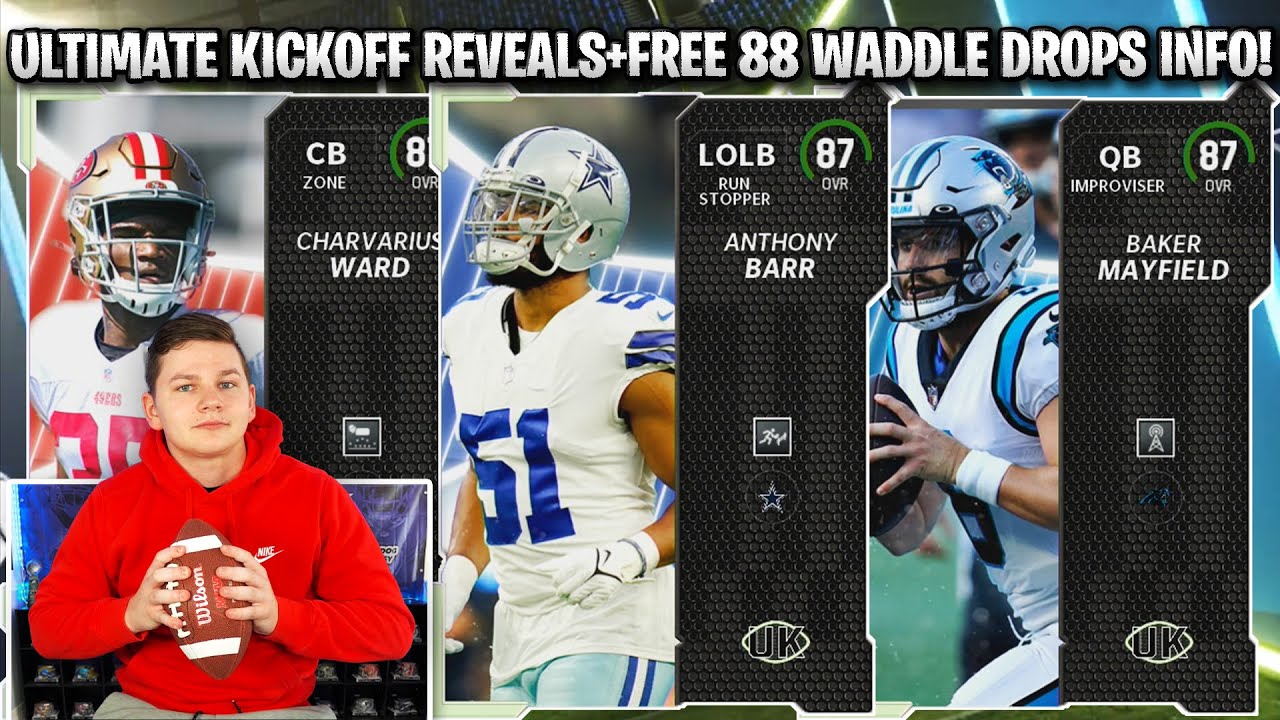 ULTIMATE KICKOFF REVEALS! FREE 88 WADDLE DROPS INFO! | MADDEN 23 ULTIMATE TEAM