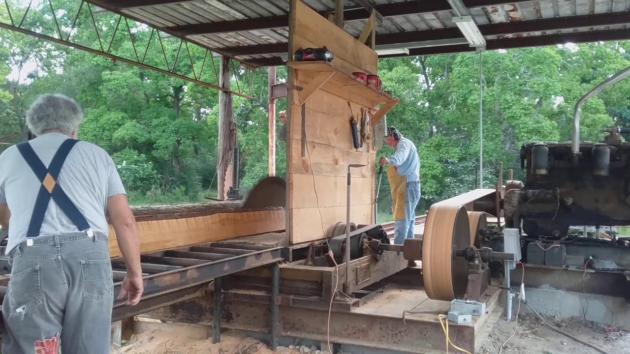 American sawmill in action
