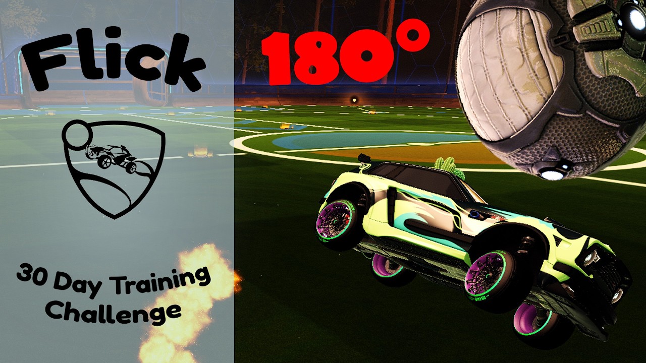 Unlock Better Flicks! Rocket League Training (Day 6/30 – 180° Flicks)