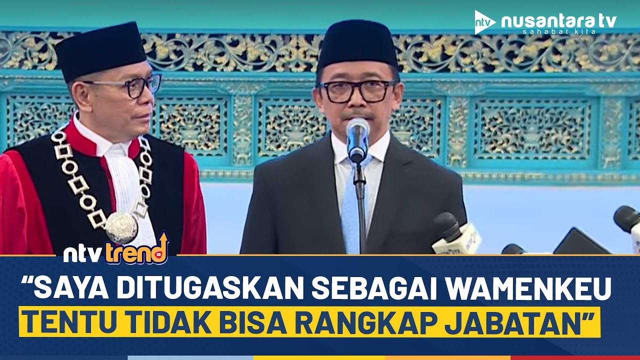 Juda Agung Resmi Jadi Wamenkeu Baru Bantu Purbaya Di Kementerian Keuangan | NTV