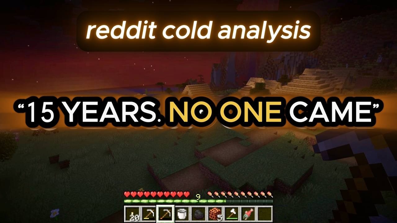 Nobody showed up when I needed them | Reddit Cold Analysis