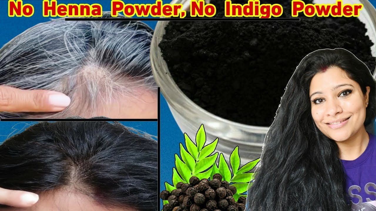 No Henna Powder, No Henna Powder Just Use This Powder To Make Hair Black Naturally ।Garima Singh ।