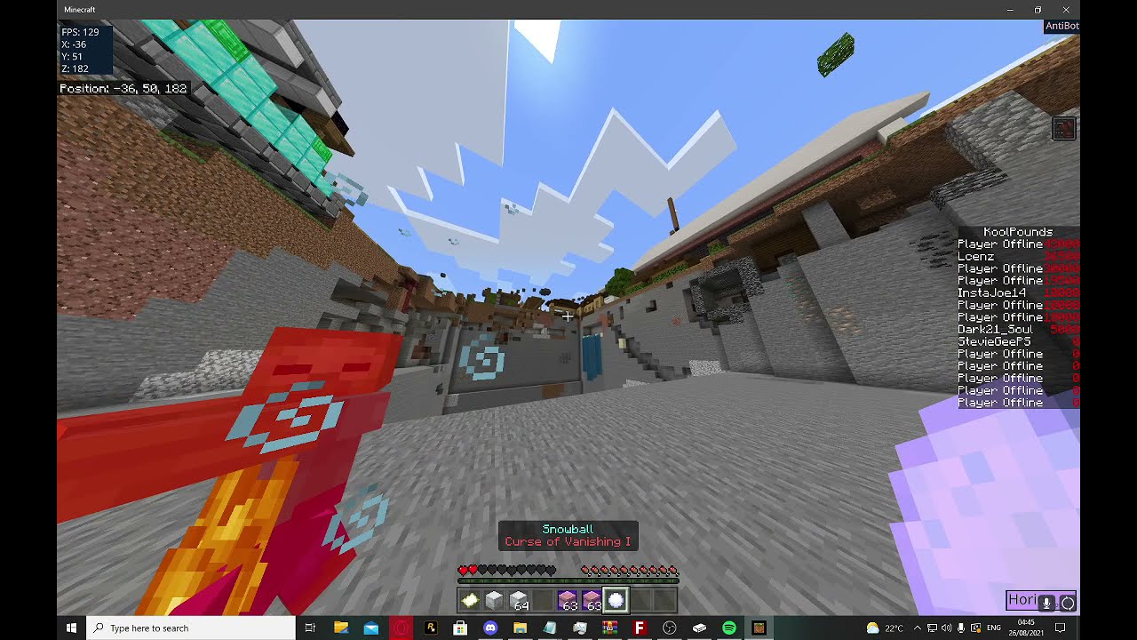 Destorying streamers world using Horion