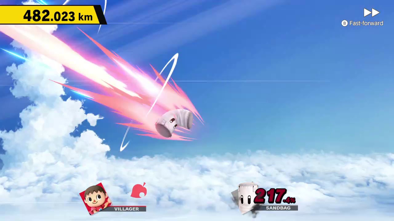 SSBU Home Run Contest Villager 500.325km