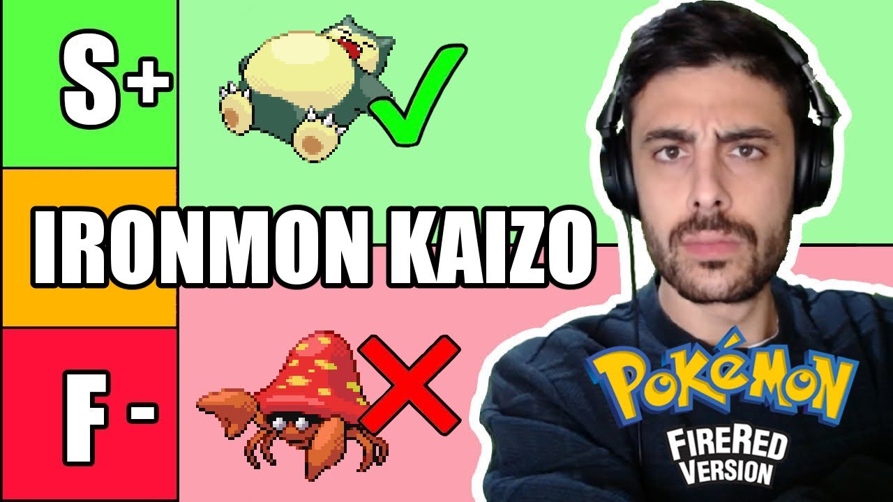 Pokémon PRO PLAYER valuta TUTTI i Pokémon della KAIZO IRONMON - 1° GENERAZIONE