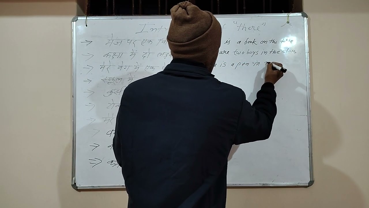 There का प्रयोग 