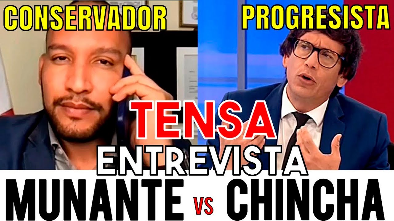 INTENSO DEBATE! Jaime Chincha debate con el congresista conservador Alejandro Mu&ntilde;ante