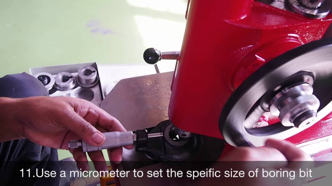 SRU - เริ่มต้นการใช้งาน B3 (How to use Boring Machine B3)