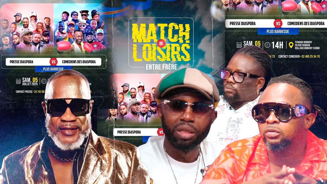 MATCH DE LOISIRS ENTRE FRèRE, HANSE LUZOLO RéAGIS PAR RAPPORT A SES GAG SUR KOFFI OLOMIDE