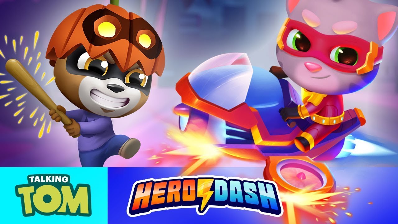 NEW GADGET! 🏁 Epic Jet Bike RACE &ndash; Talking Tom Hero Dash (GAME UPDATE)