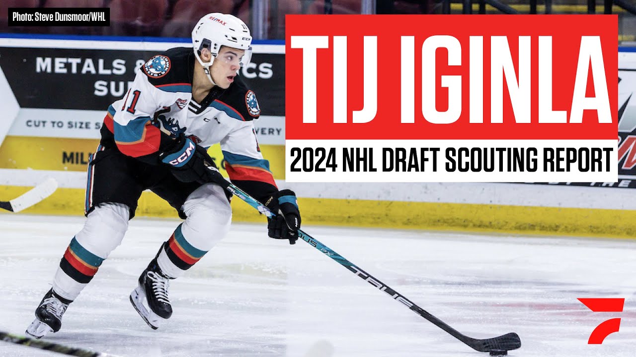 Tij Iginla Scouting Report 2024 NHL Draft | Can't Miss Offensive Elements
