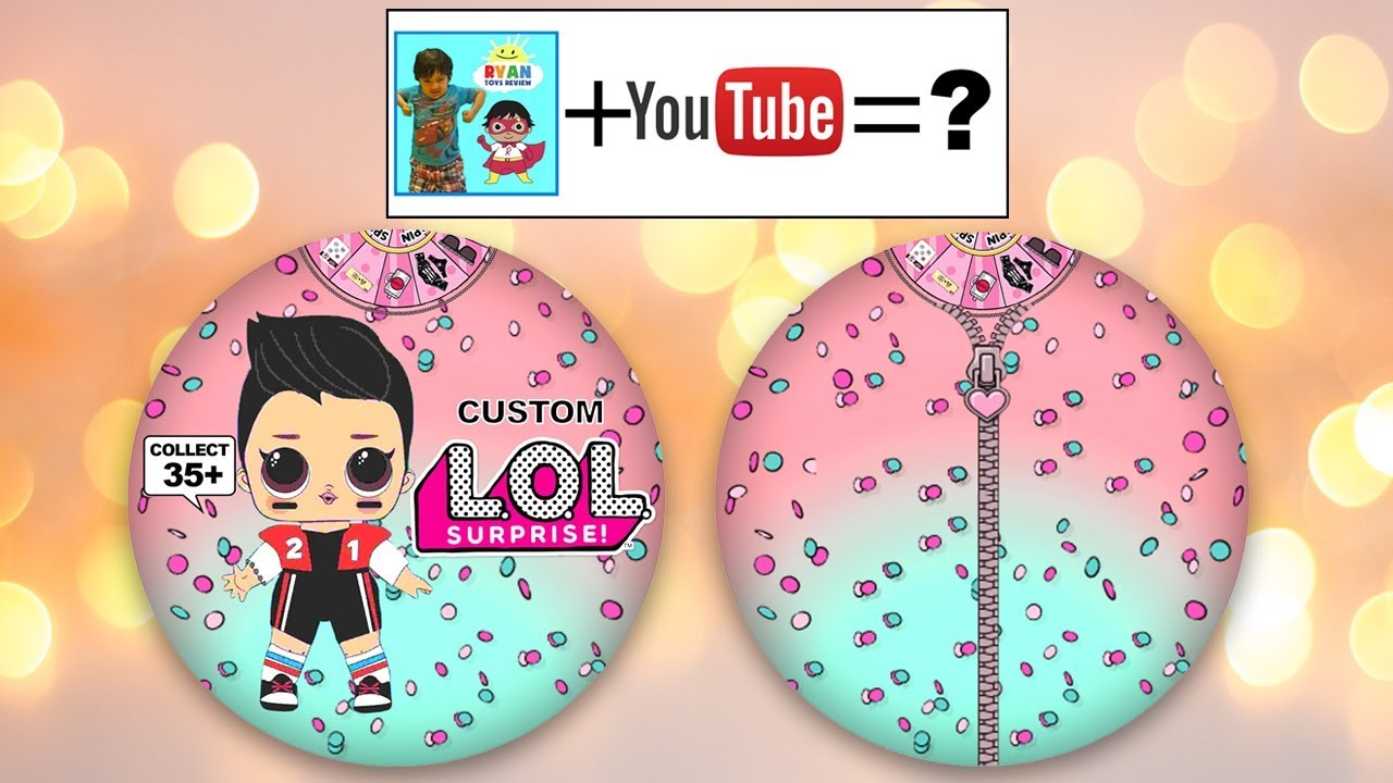 Boy Series Ryan ToysReview Toy Review 2D Paper Custom LOL Surprise Dolls