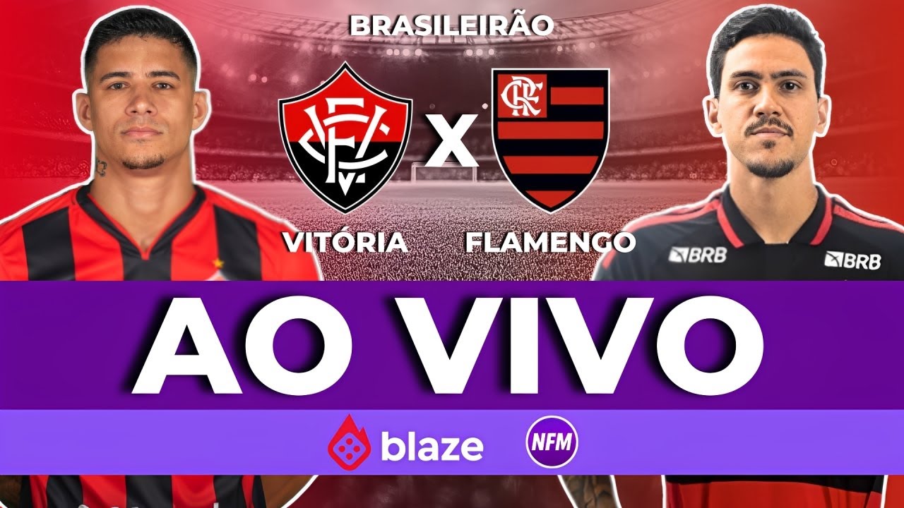 AO VIVO 🔴 FLAMENGO X VITÓRIA AO VIVO COM IMAGENS DO ESTÚDIO | FLAMENGO AO VIVO | VITÓRIA AO VIVO