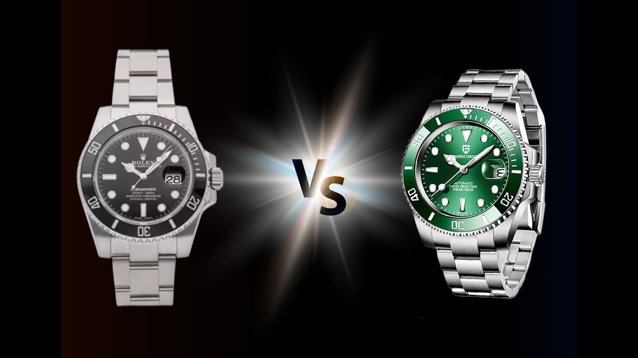 Reseña comparativa entre Rolex Submariner y Pagani Design PD1661