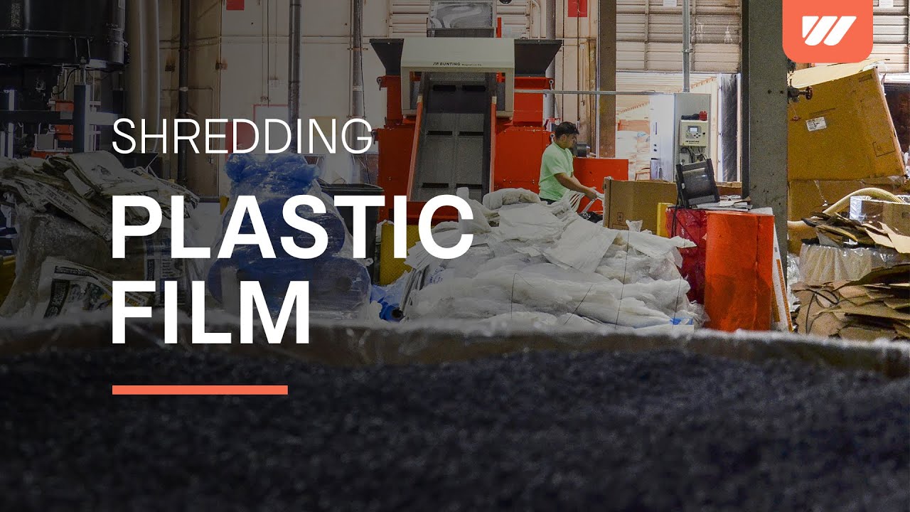 WEIMA WLK 20 J shredder & Gamma Meccanica extruder recycle plastic film