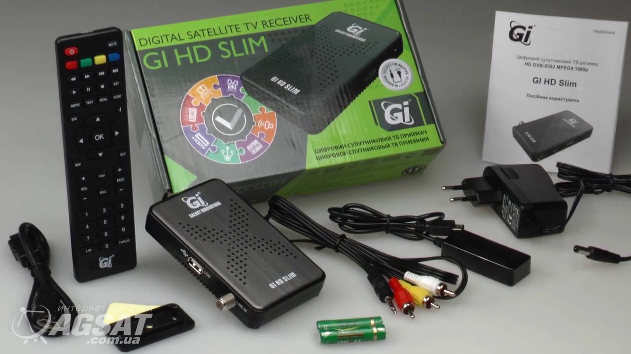 Galaxy Innovations HD Slim - видео обзор спутникового HD ресивера