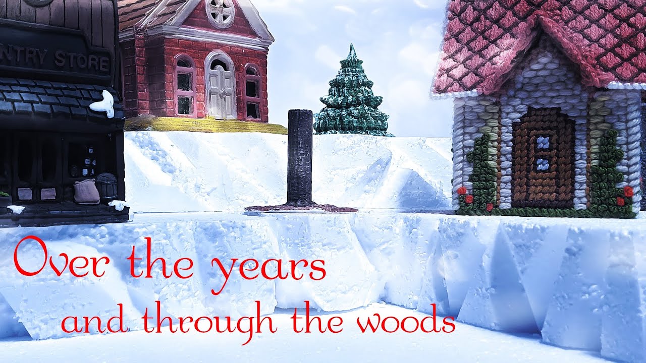 How to make a Christmas village display