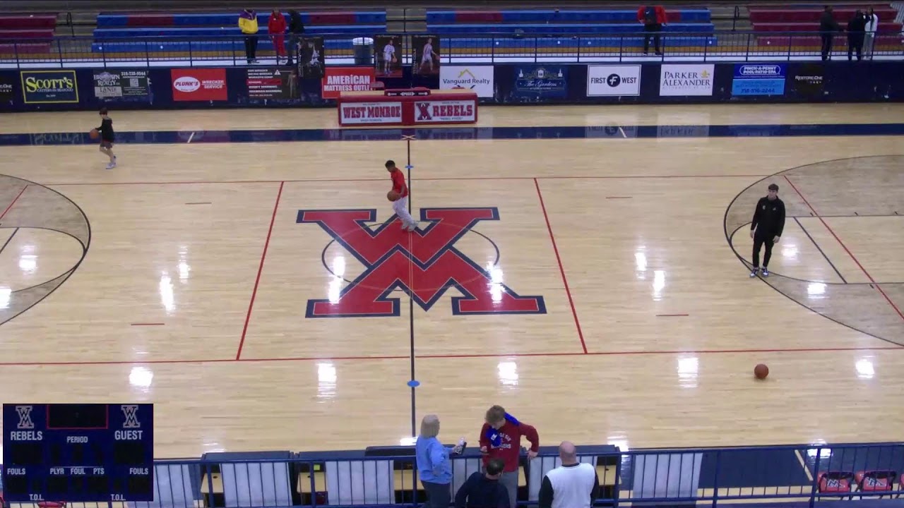 West Monroe vs Alexandria Senior High School Boys' Varsity Basketball