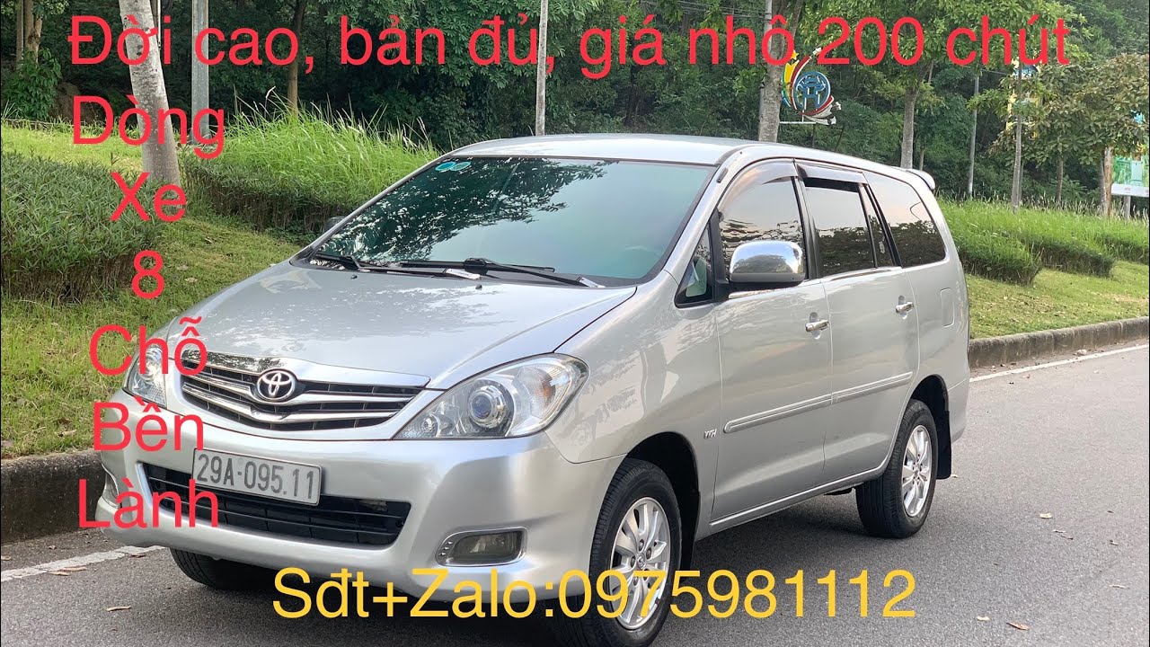 Innova 2011 bản G xịn. Dòng xe 8 chỗ quốc dân, bền bỉ nhất mọi thời đại. Lh: o975981112 ạ.