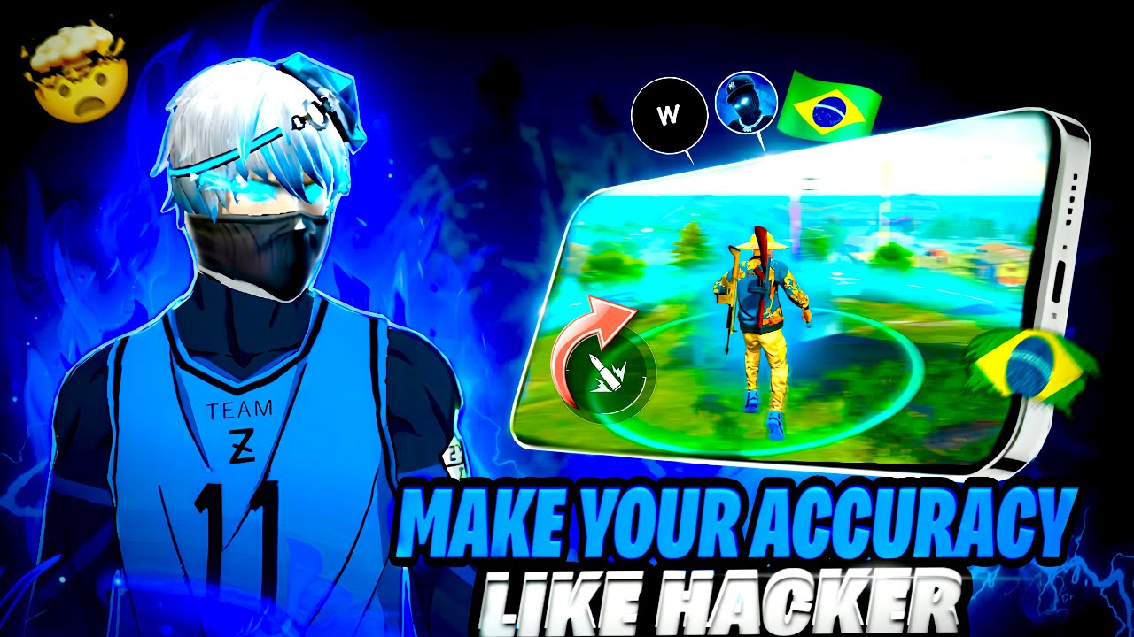 HOW TO INCREASE ACCURACY LIKE BRAZILIAN  PLAYER 🇧🇷IN FREE  FIRE / BRAZILIAN PLAYERS SECRET ACCURACY