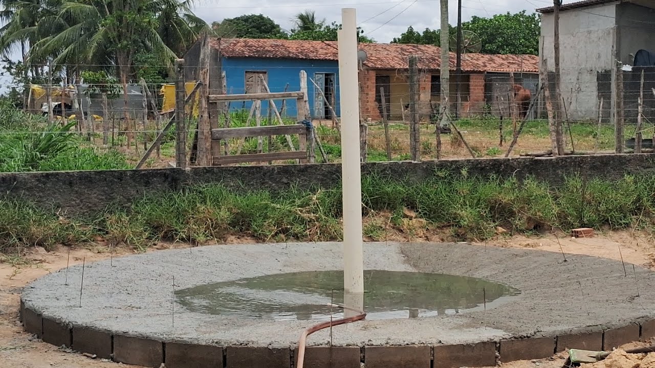 BACIA CONCRETADA AGORA SÓ COLOCAR A TELA POP 