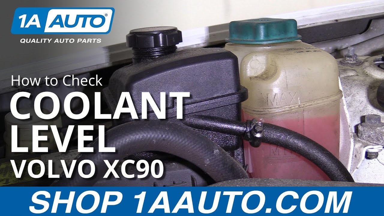 How to Check Coolant Level 03-12 Volvo XC90