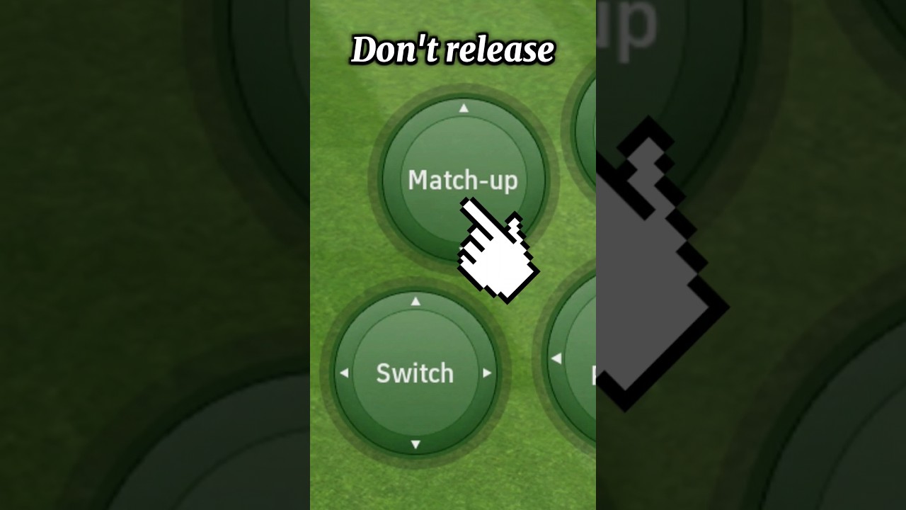 Match-up tutorial 🤫 | pes #efootball #efootball2024 #pes2021 #pes #shorts