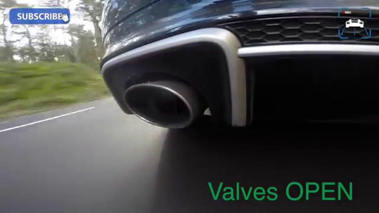 2016 Audi RS3 2.5 TFSI LOUD! SPORT Exhaust Sound | Valves OPEN / CLOSED