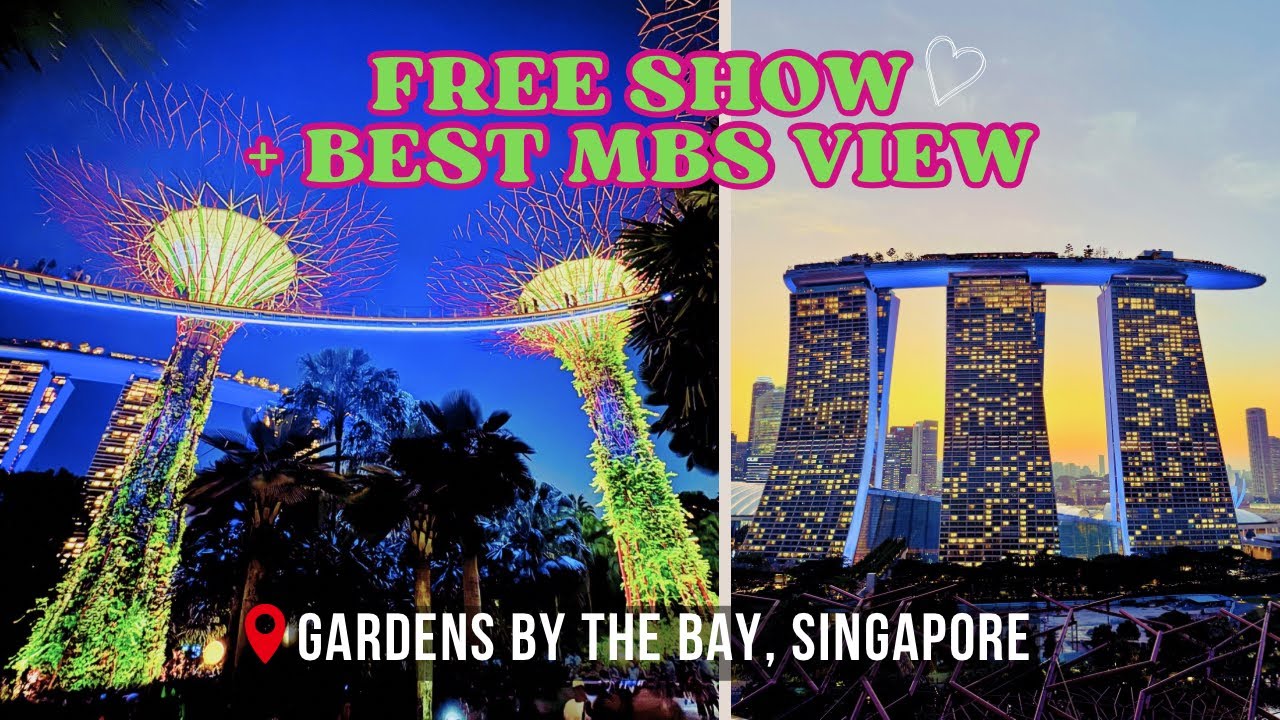 Singapore&rsquo;s FREE Supertree Light & Music Show 🌳 | Best Marina Bay Sands View Too!