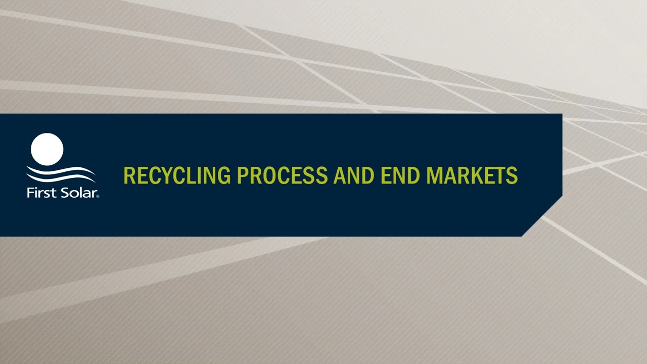 Solar Panel Recycling & EPR webinar recording