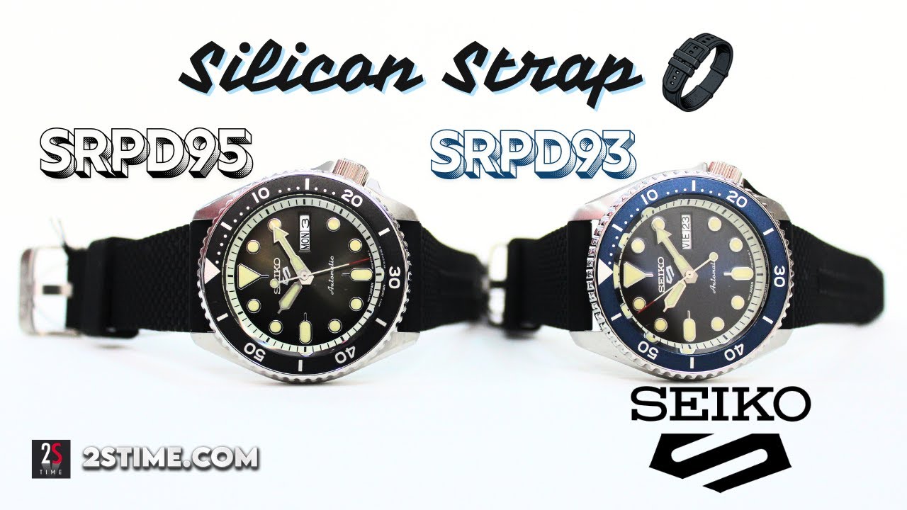 SEIKO 5 Sports Silicon Strap | SRPD93 & SRPD95