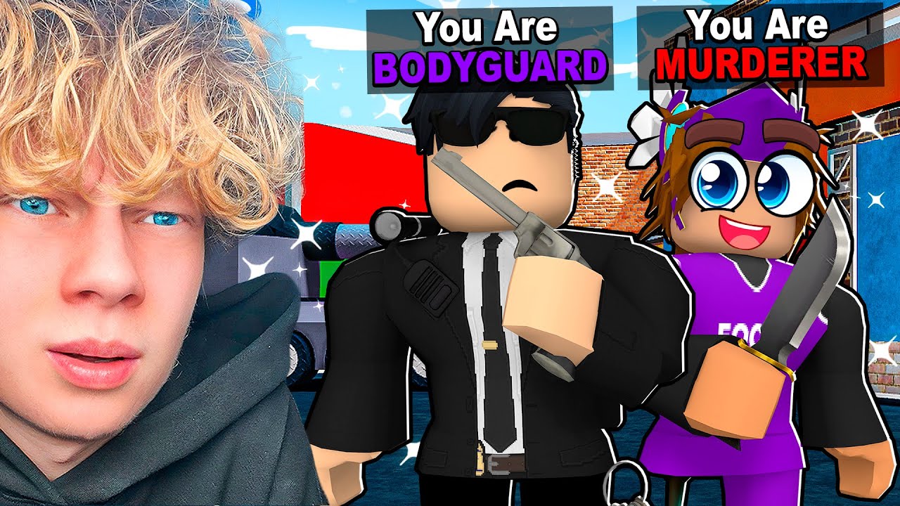 I HIRED A TRYHARD BODYGUARD TO PROTECT ME.. (Murder Mystery 2)