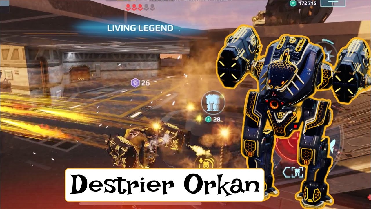 Ultimate Destrier Orkan MK3 | War Robots Gameplay