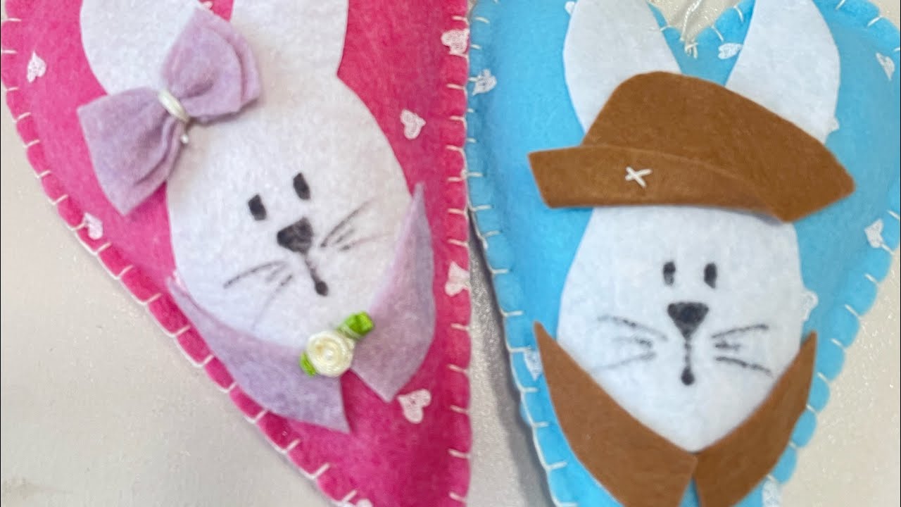 Coniglietti in feltro 🐰 Tina e Toby