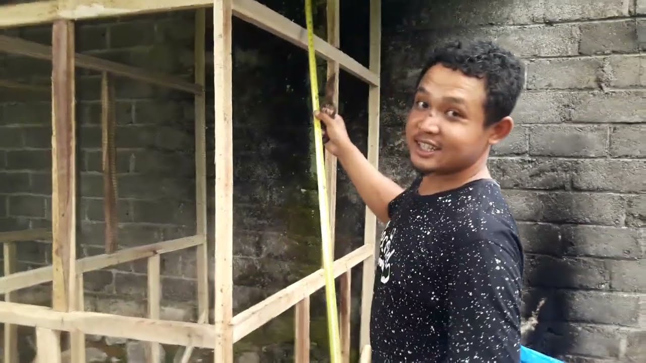 bikin kandang ayam hutan umbaran