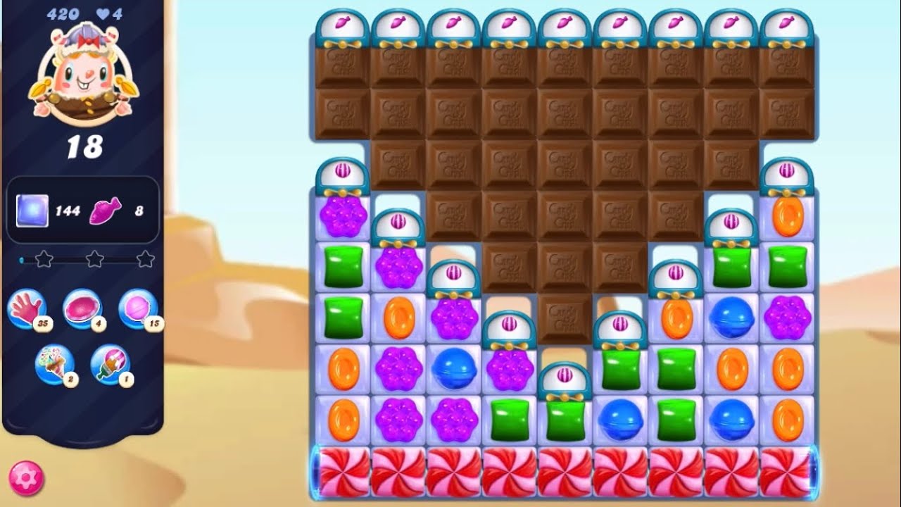 Candy Crush Saga Level 420 (NO BOOSTERS)