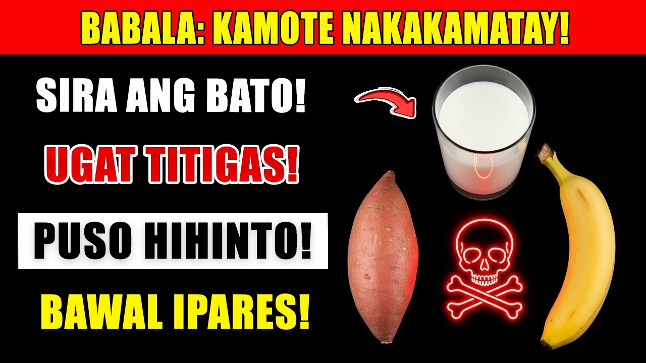 BABALA: 3 Pagkaing BAWAL Ipares sa Kamote! (Buhay ng Nakatatanda ang Nakataya)
