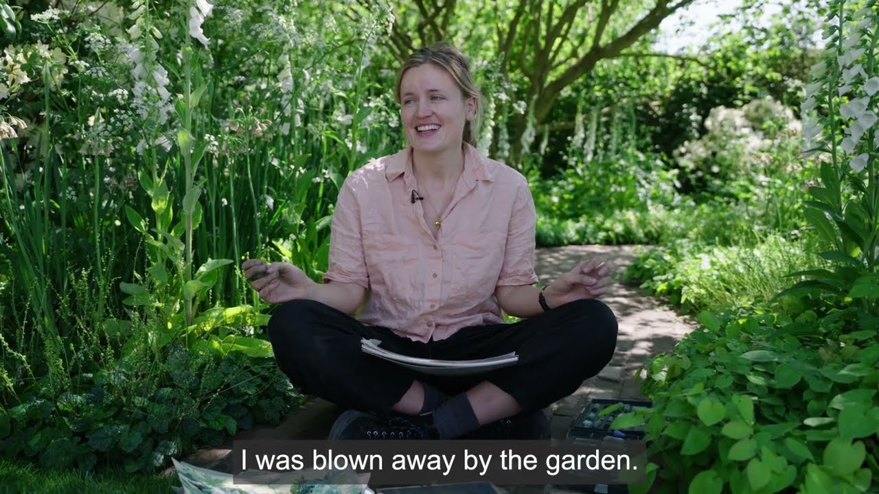 Tyga Helme artist-in-residence at our RHS Chelsea Garden