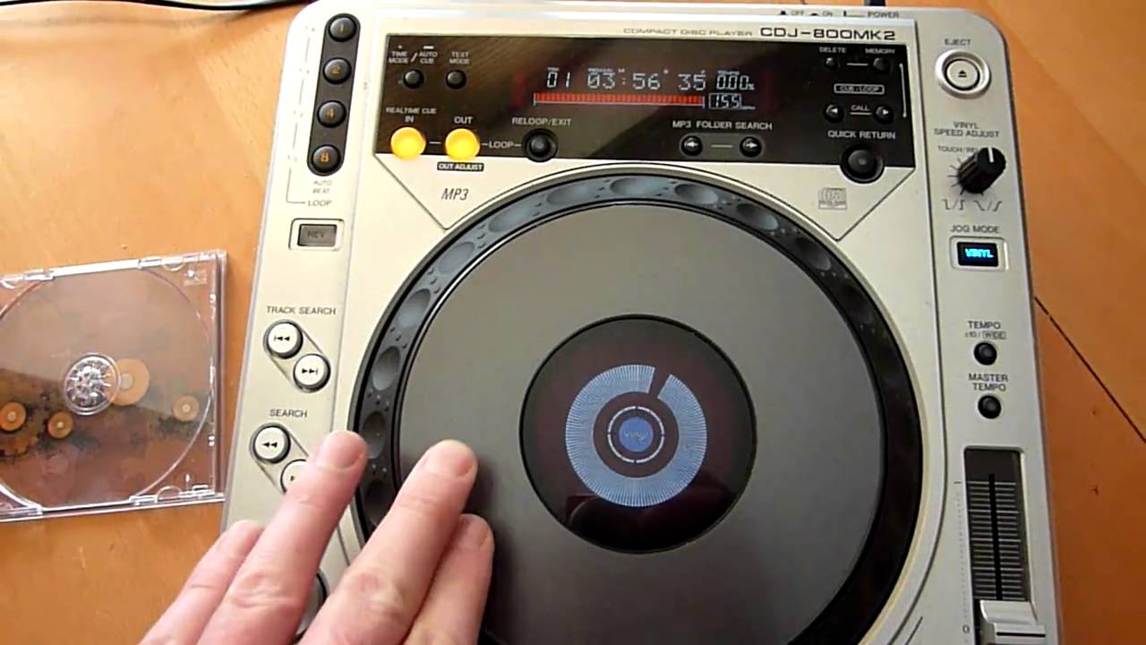 Working Pioneer CDJ 800 Mk2   Video2