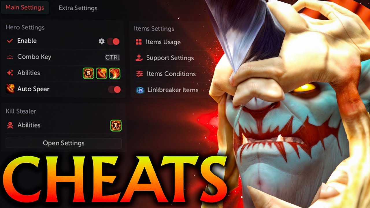 Huskar with Cheats Is Literally Unkillable! Umbrella Dota 2