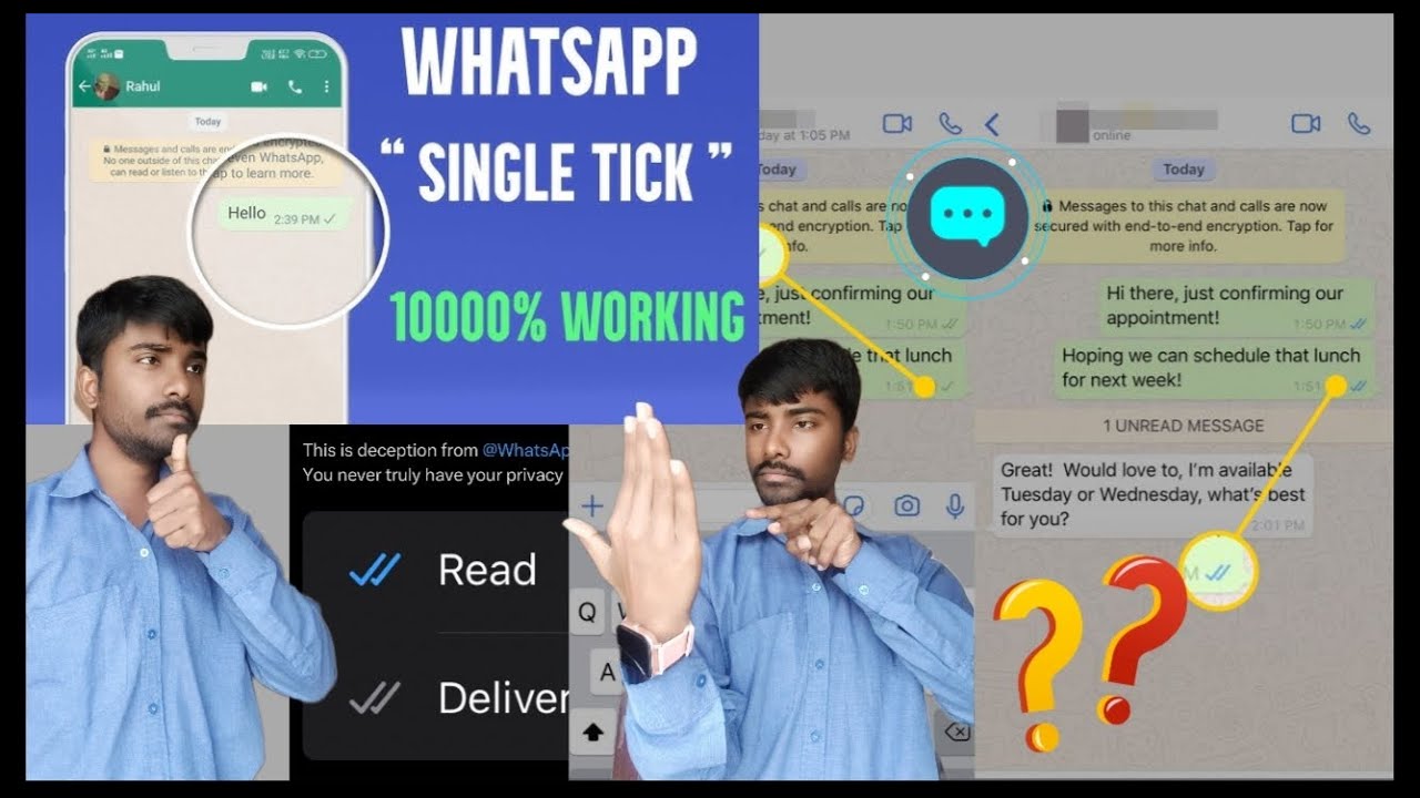 WhatsApp Single Tick  online | WhatsApp Single Tick Setting readreceipt 2026 / whatsapp Chats blue