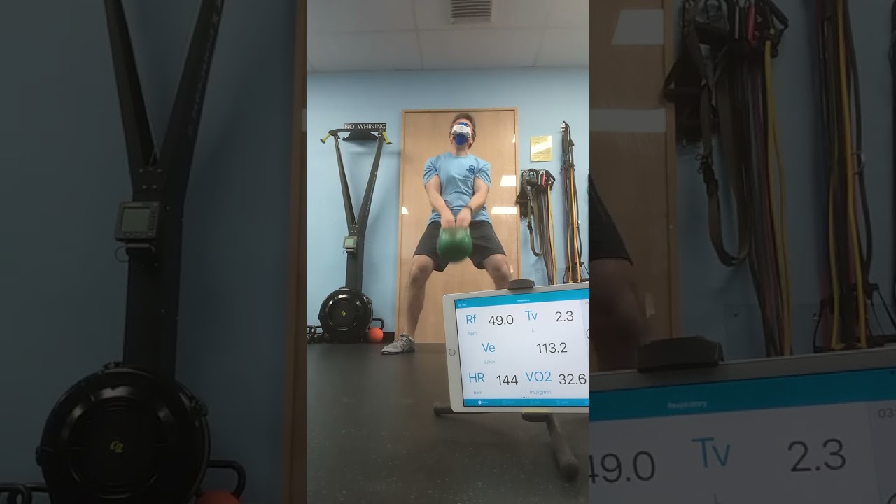 Metabolic cost of 100 kettlebell swings