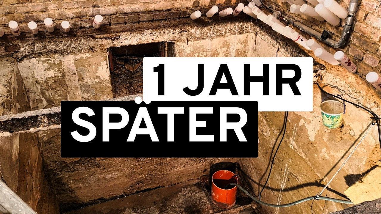 Осушение подвала №5 - Результат через 1 год - Инъекция | Насосная шахта | Дренаж