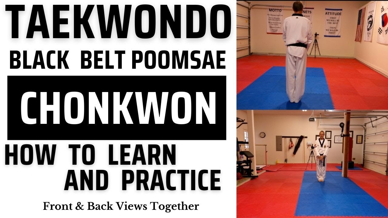 Chonkwon Taekwondo Black Belt Form 7 #taekwondopoomsae #taekwondo #taekwondoforms #tkd #Chonkwon