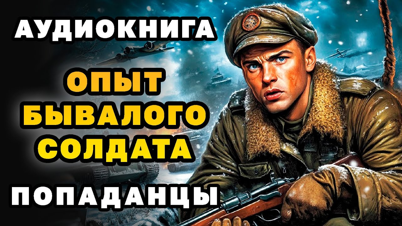 АУДИОКНИГА ПОПАДАНЦЫ ✪ ОПЫТ БЫВАЛОГО СОЛДАТА ✪ ПОЛНОСТЬЮ